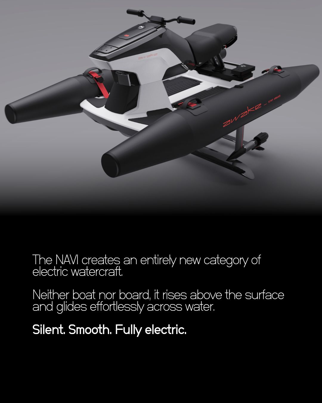 The NAVI creates an entirely new category of electric watercraft